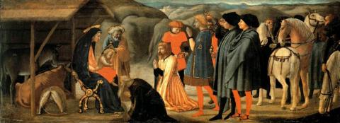 Mágusok imádása (Santa Maria del Carmine, Firenze) – Masaccio (Tommaso di Ser Giovanni Cassai)